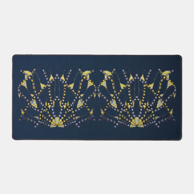 Whimsical Desk Mat (Doodle - von Hand gezeichnet) Schreibtischunterlage (Vorderseite)