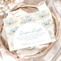 Whimsical Dinosaur Diapper Raffle