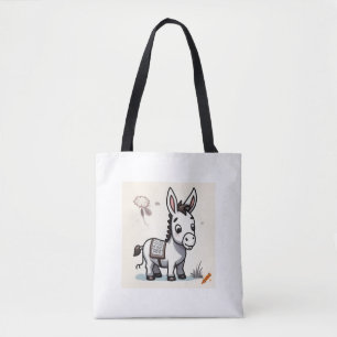 "Whimsical Donkey Design Bag - Einzigartig & spiel