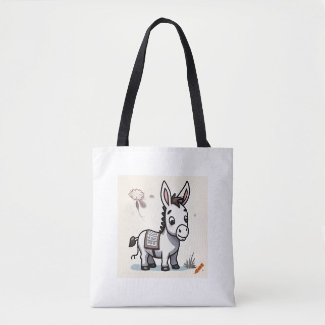 "Whimsical Donkey Design Bag - Einzigartig & spiel (Vorderseite)