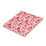 Whimsical Doodle Hörer mit Mustern und Textur Fliese<br><div class="desc">Dieses hübsche, skurrile Muster hat verflochtene Herzen, die im Doodle-Stil gemacht wurden. Sie sind in lila, rosa, orangen und gelben Farbtönen auf weißem Hintergrund gehalten. Einige Herzen haben Polka Punkte, andere kariert oder Streifen. Sie schwimmen alle um sich herum und verflechten sich mit diesem süßen, lustigen Design, das Liebe feiert....</div>