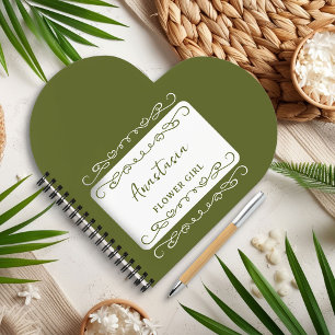 Whimsical Doodle Pad jedes farbenfrohe Mädchen Notizbuch