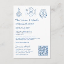 Whimsical Doodles Wedding Details UAWG QR Code