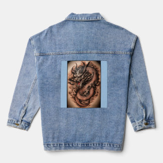 "Whimsical Dragon Dreamscape T-Shirt" Jeansjacke