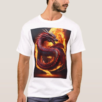 Whimsical Dragon Dreamscape T - Shirt" T-Shirt