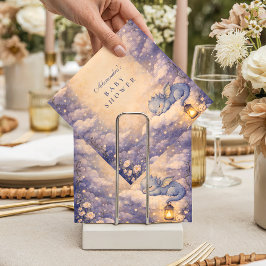 Whimsical Dragon Fantasy Baby Shower Serviette