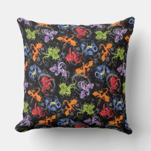 Whimsical Dragon Lovers Pattern Throw Kissen