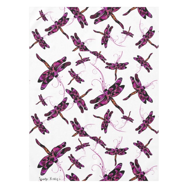 Whimsical Dragonflies Tischdecke (Vorderseite)