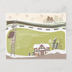 Whimsical Dreamscape 11 Postcard Postkarte