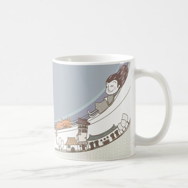 Whimsical Dreamscape 1 Tasse (Rechts)