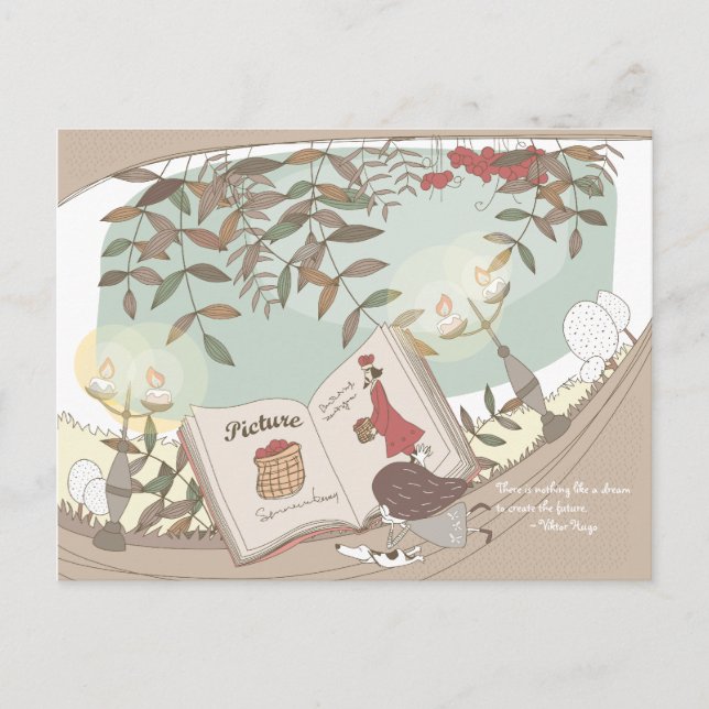 Whimsical Dreamscape 9 Postkarte (Vorderseite)