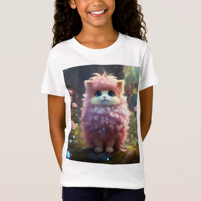 Whimsical Dreamscape: Verzauberte Fluffkins T-Shirt (Vorderseite)