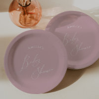 Whimsical Dusty Rose Babydusche