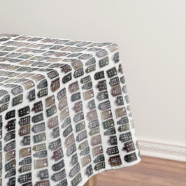 Whimsical Dutch Houses Amsterdam Quirky Neutral Tischdecke