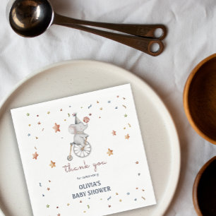 Whimsical Elephant Circus Baby Duft Geschenk Serviette