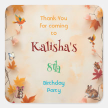 Whimsical Encnhanhanted Herbstwald Vielen Dank