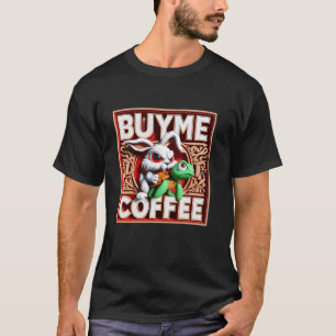 Whimsical Encounter: Kaufen Sie mir einen Kaffee T-Shirt