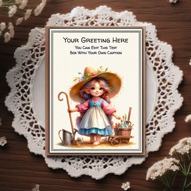 Whimsical Everyday Sentiment Storybook Art   Postkarte (Von Creator hochgeladen)