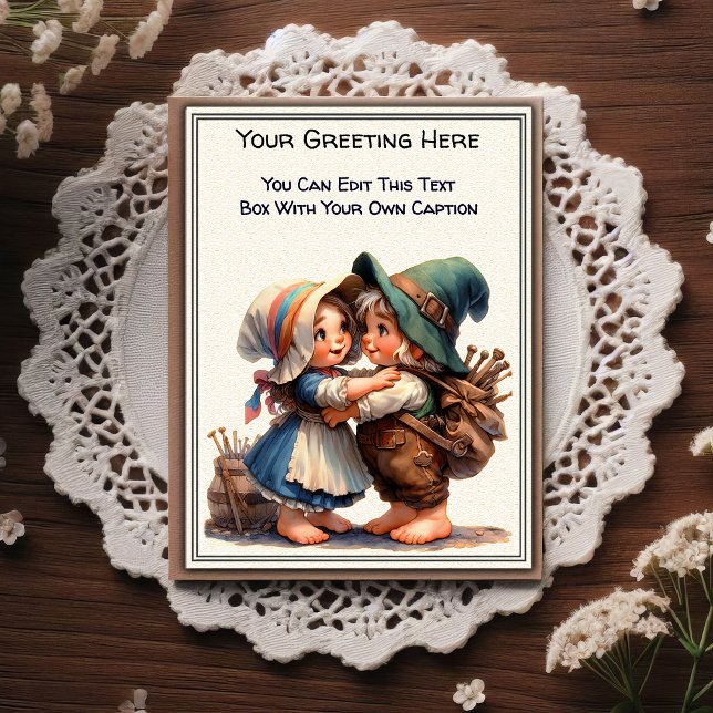 Whimsical Everyday Sentiment Storybook Art   Postkarte (Von Creator hochgeladen)