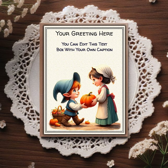 Whimsical Everyday Sentiment Storybook Art   Postkarte (Von Creator hochgeladen)