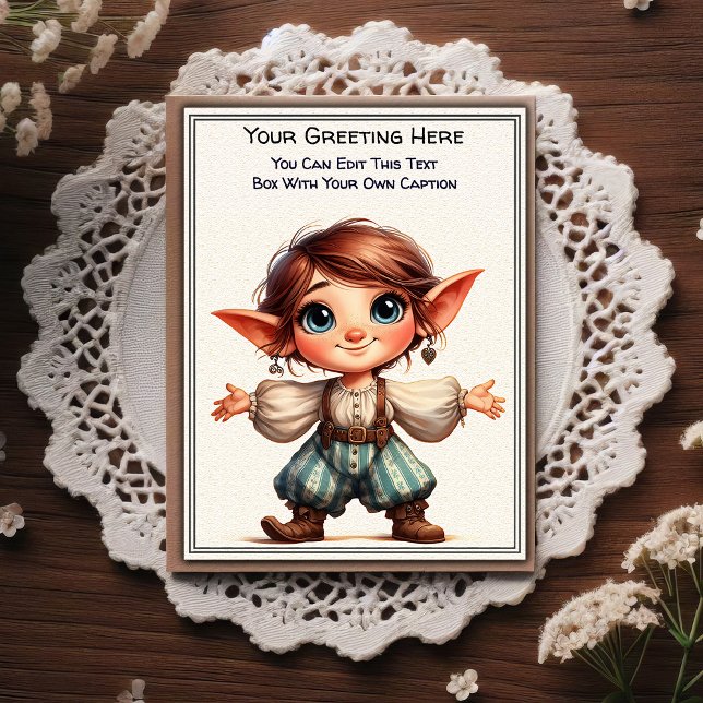 Whimsical Everyday Sentiment Vintage Art Postcard Postkarte (Von Creator hochgeladen)