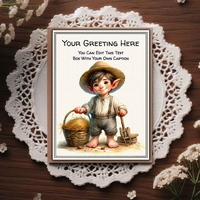 Whimsical Everyday Sentiment Vintage Art Postcard Postkarte (Von Creator hochgeladen)