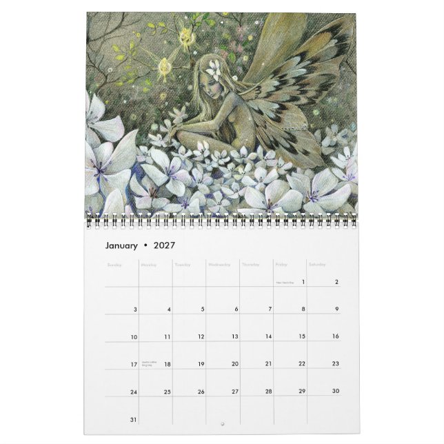 Whimsical Fairy Art Kalender 2015 (Jan 2027)