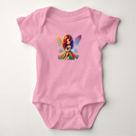 Whimsical Fairy Baby Bodysuit Strampler