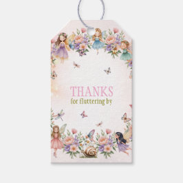 Whimsical fairy garden 1st birthday  geschenkanhänger