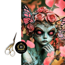 Whimsical Fairy Gothic Paris Gargoyle Decoupage