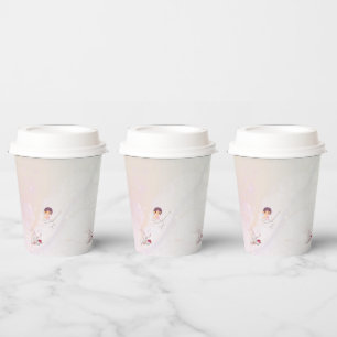 Whimsical Fairy Magical 4. Geburtstagsbecher Pappbecher