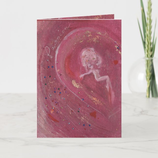 Whimsical Fairy Passion Dankeskarte (Vorderseite)