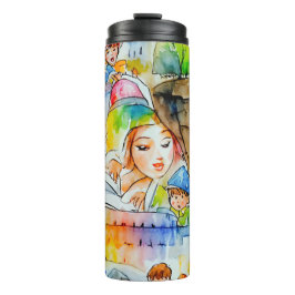 Whimsical Fairy Tale Illustration Thermosbecher