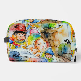 Whimsical Fairy Tale Illustration Waschbeutel