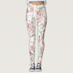 Whimsical Fairy verzauberter Wald Pink Blütenblume Leggings<br><div class="desc">Dieses mädchenhafte Märchen ist mit einer Gruppe niedlicher und spielerischer Feen in der Babypink-Farbgebung ausgestattet</div>