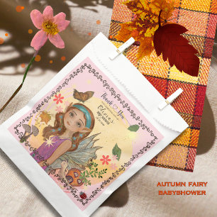 Whimsical Fall Woodland Fee Baby Dusche Geschenktütchen