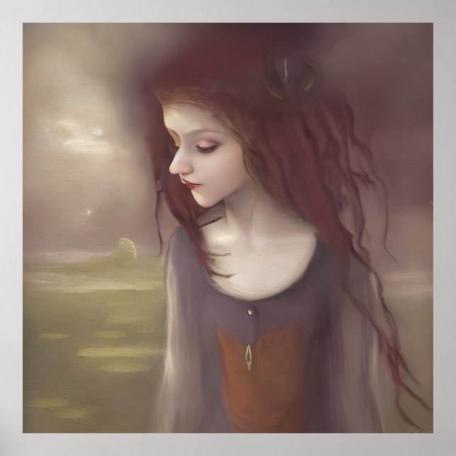 Whimsical Fantasy Little Fairy Poster (Vorne)