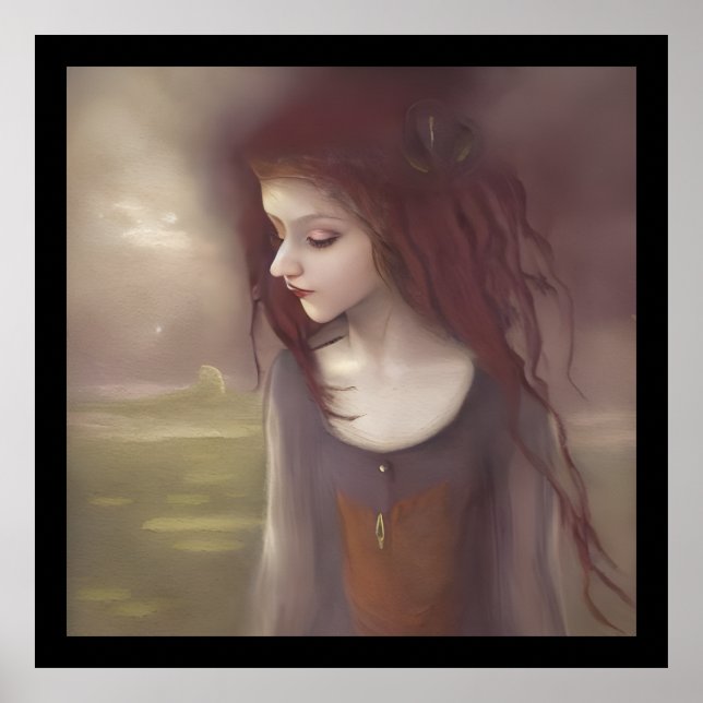 Whimsical Fantasy Little Fairy Poster (Vorne)
