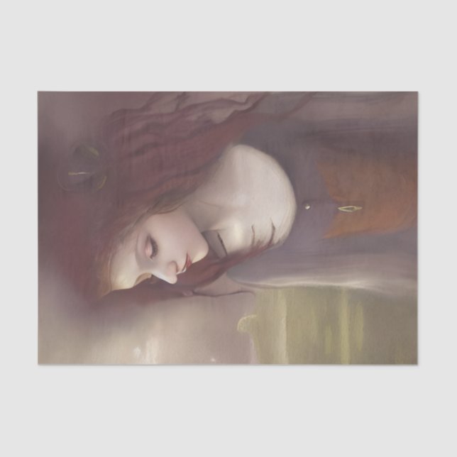 Whimsical Fantasy Little Fairy Seidenpapier (Vorderseite)