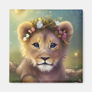 Whimsical Fantasy Niedliche Kawaii-Babylionenkuppe Magnet