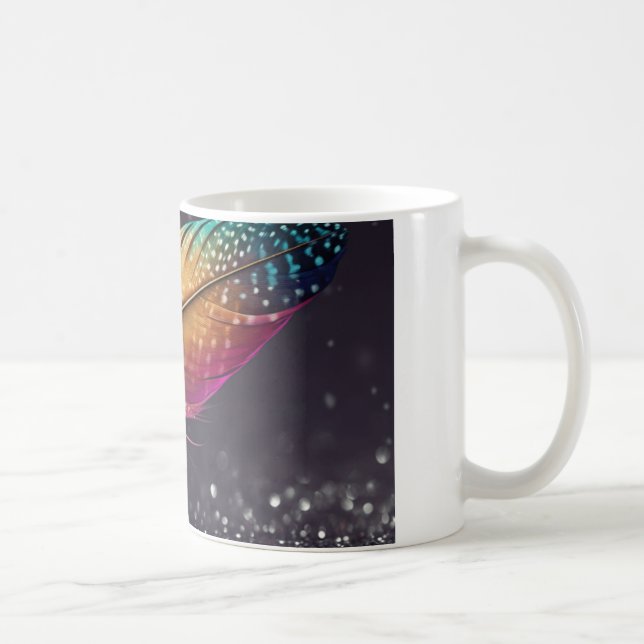 Whimsical Feather Kaffeetasse (Rechts)