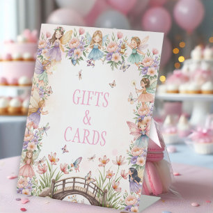 Whimsical Feengarten Geschenke zum 1. Geburtstag Sockelschild