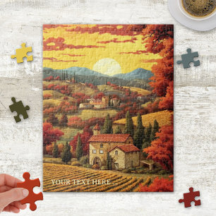 Whimsical Fine Art Toskana Italien Puzzle