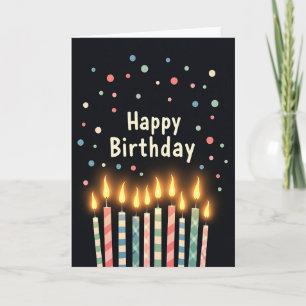 Whimsical Flame Geburtstagskarte Karte