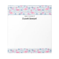 Whimsical Flamingo & Ananas Muster