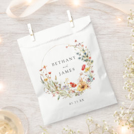 Whimsical Floral Wedding Geschenktütchen