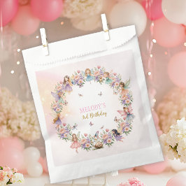 Whimsical flower fairy garden 3rd birthday  geschenktütchen