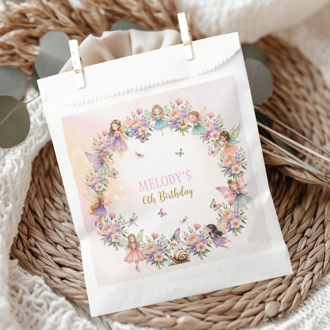 Whimsical flower fairy garden 6th birthday  geschenktütchen (Von Creator hochgeladen)