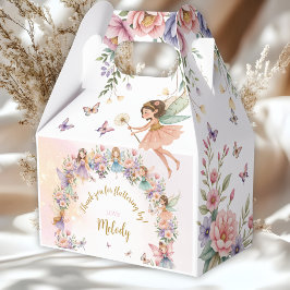 Whimsical flower fairy garden birthday geschenkschachtel