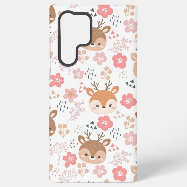 Whimsical Folk Art Igel für Kinderzimmer Samsung Galaxy Hülle (Rückseite)